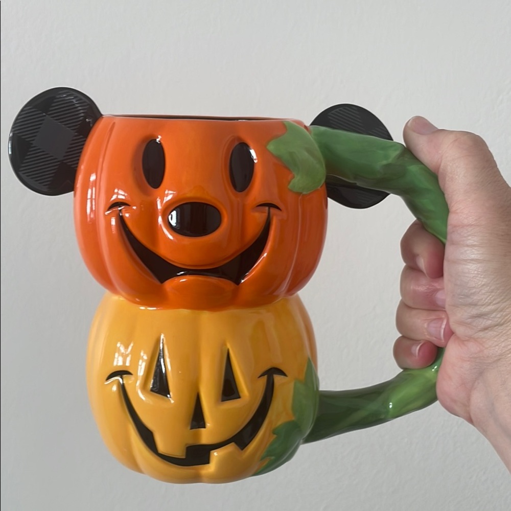 Disney Halloween Mickey Double pumpkin mug